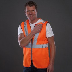 YOKO Hi vis premier pull-apart railway vests